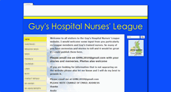 Desktop Screenshot of guyshospitalnursesleague.org